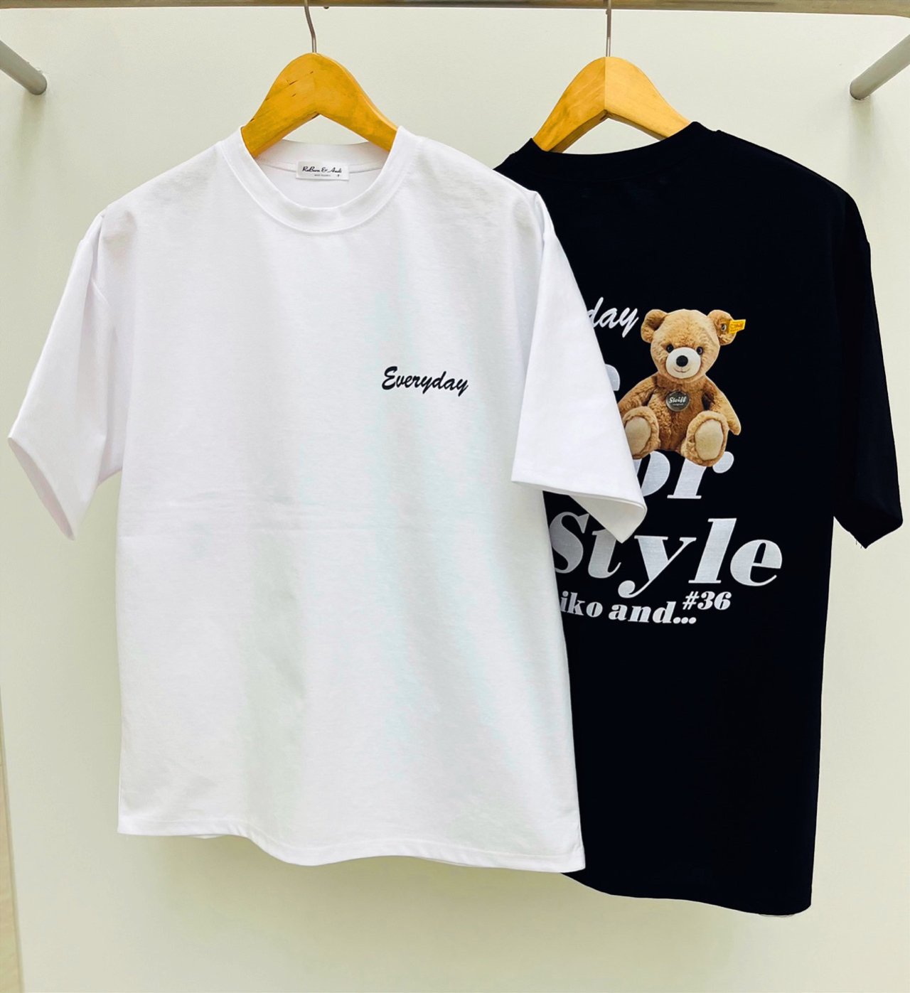 Life Door Style竹節棉短袖T恤