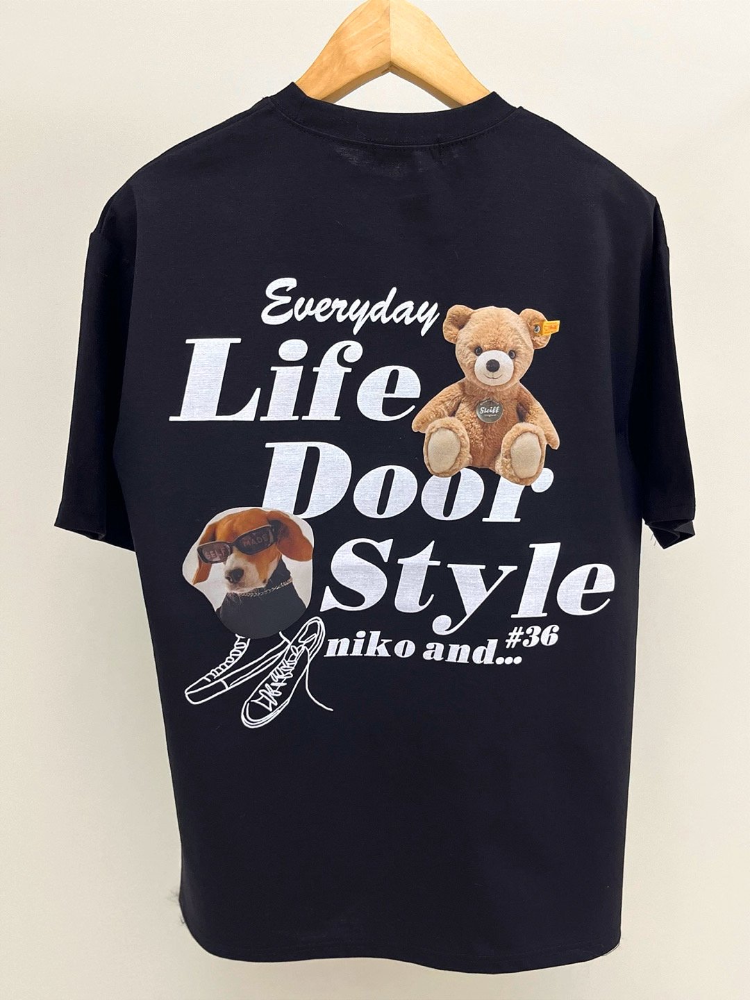 Life Door Style竹節棉短袖T恤