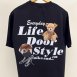 Life Door Style竹節棉短袖T恤