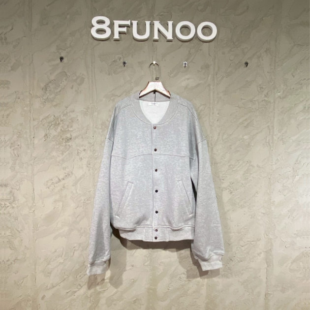 寬鬆圓領休閒棒球外套