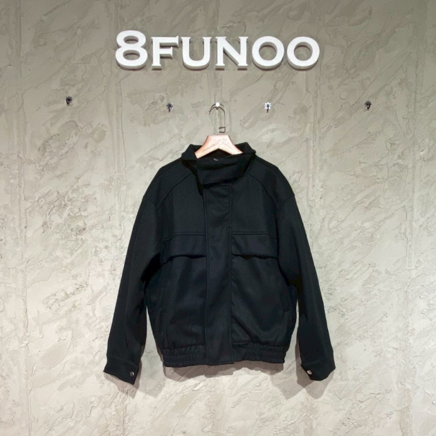 工裝風短版立領拉鍊休閒外套