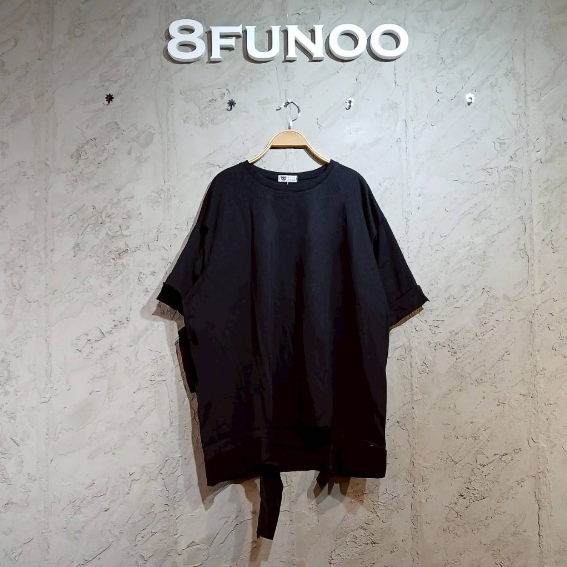 不規則破壞素面短袖T恤