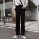 直筒西裝寬褲