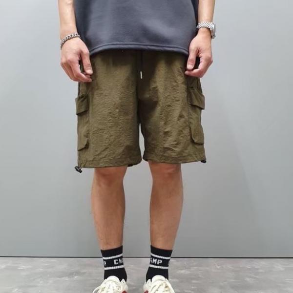 口袋工裝短褲