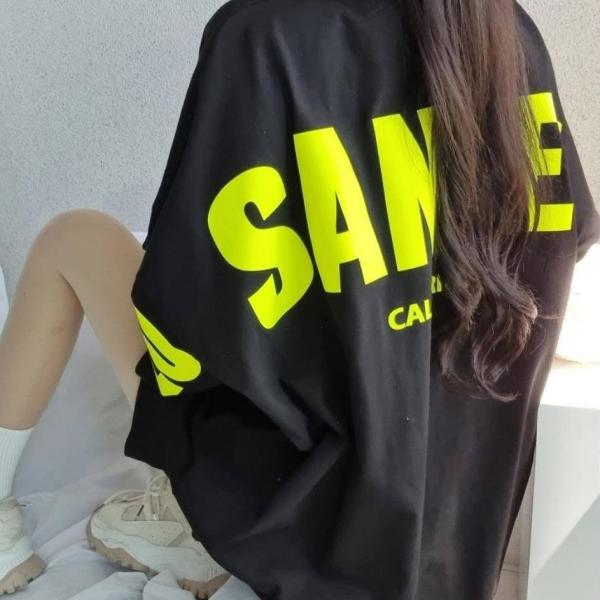 SANGEL寬版短袖T恤