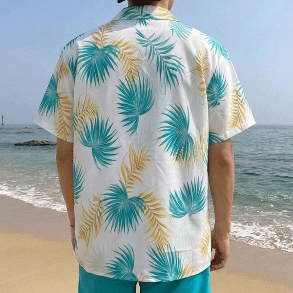 滿版棕櫚葉夏威夷襯衫